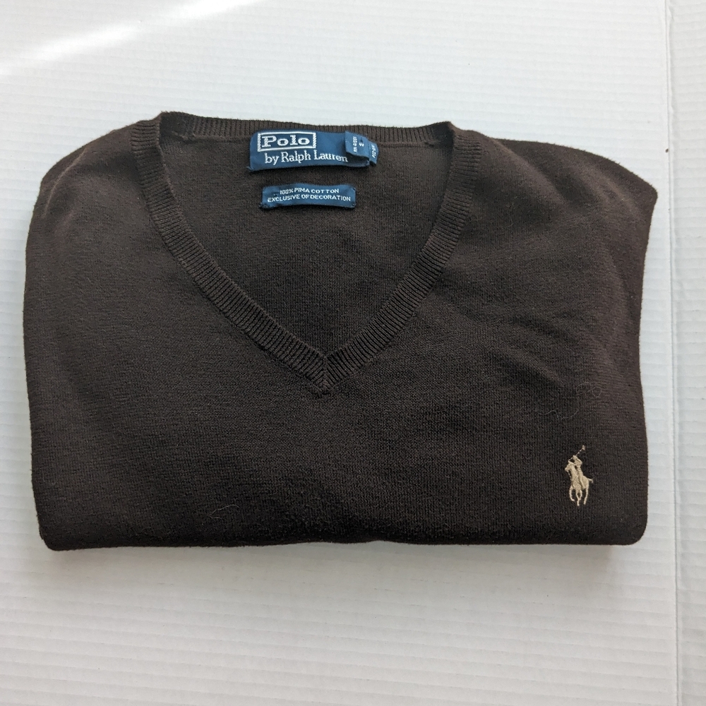 Polo Ralph Lauren v neck sweater XL
